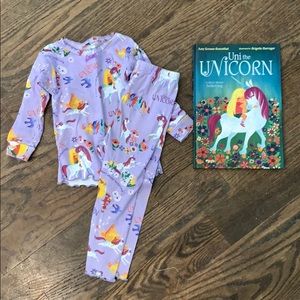 Uni the Unicorn pajamas and book